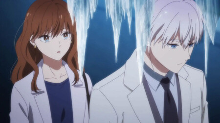 Ice Guy And His Cool Female Colleague