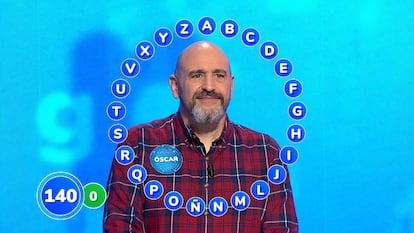 Óscar Díaz, ganador de 'Pasapalabra'.