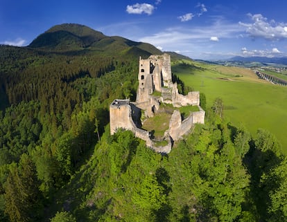 El castillo de Likavka, en Eslovaquia.