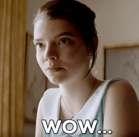 Anya Taylor-Joy diciendo 'wow'.- Blog Hola Telcel