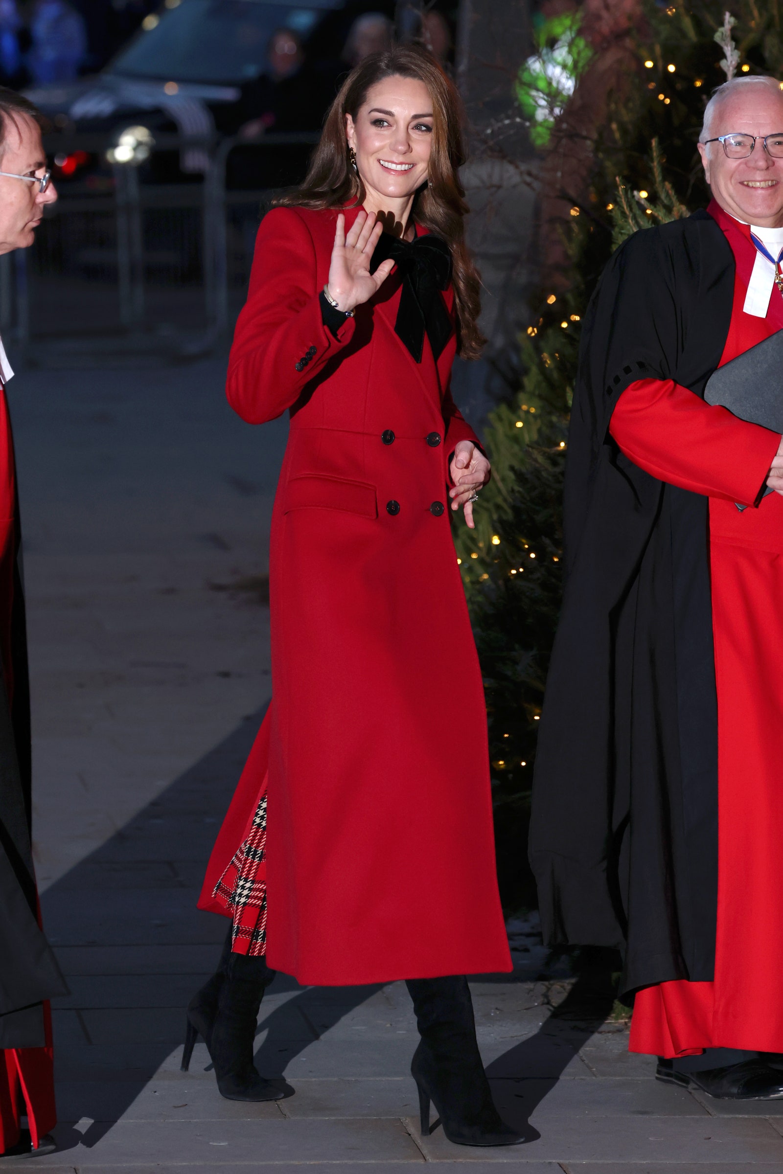 kate middleton falda navidad tartan