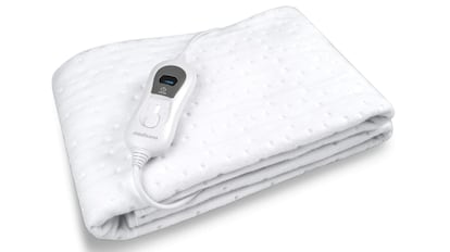 Manta eléctrica de la firma Medisana para calentar la cama y con un tamaño amplio para cubrir una mayor superficie.