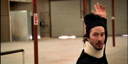 Keanu Reeves Entrenando Matrix