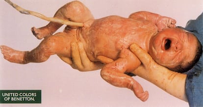 La controversial campaña de la marca Benetton publicada en 1991. 