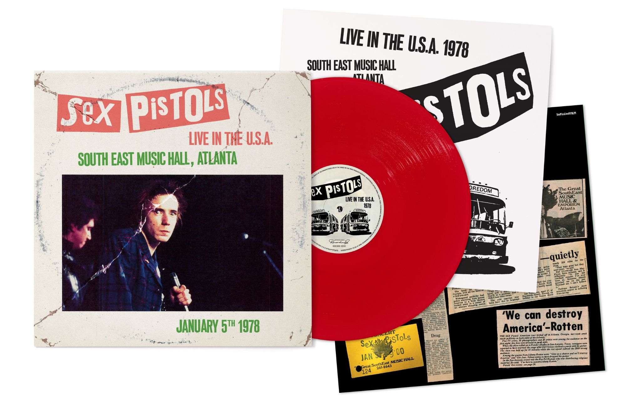 Sex Pistols 'Live In The USA 1978' box set: Atlanta.