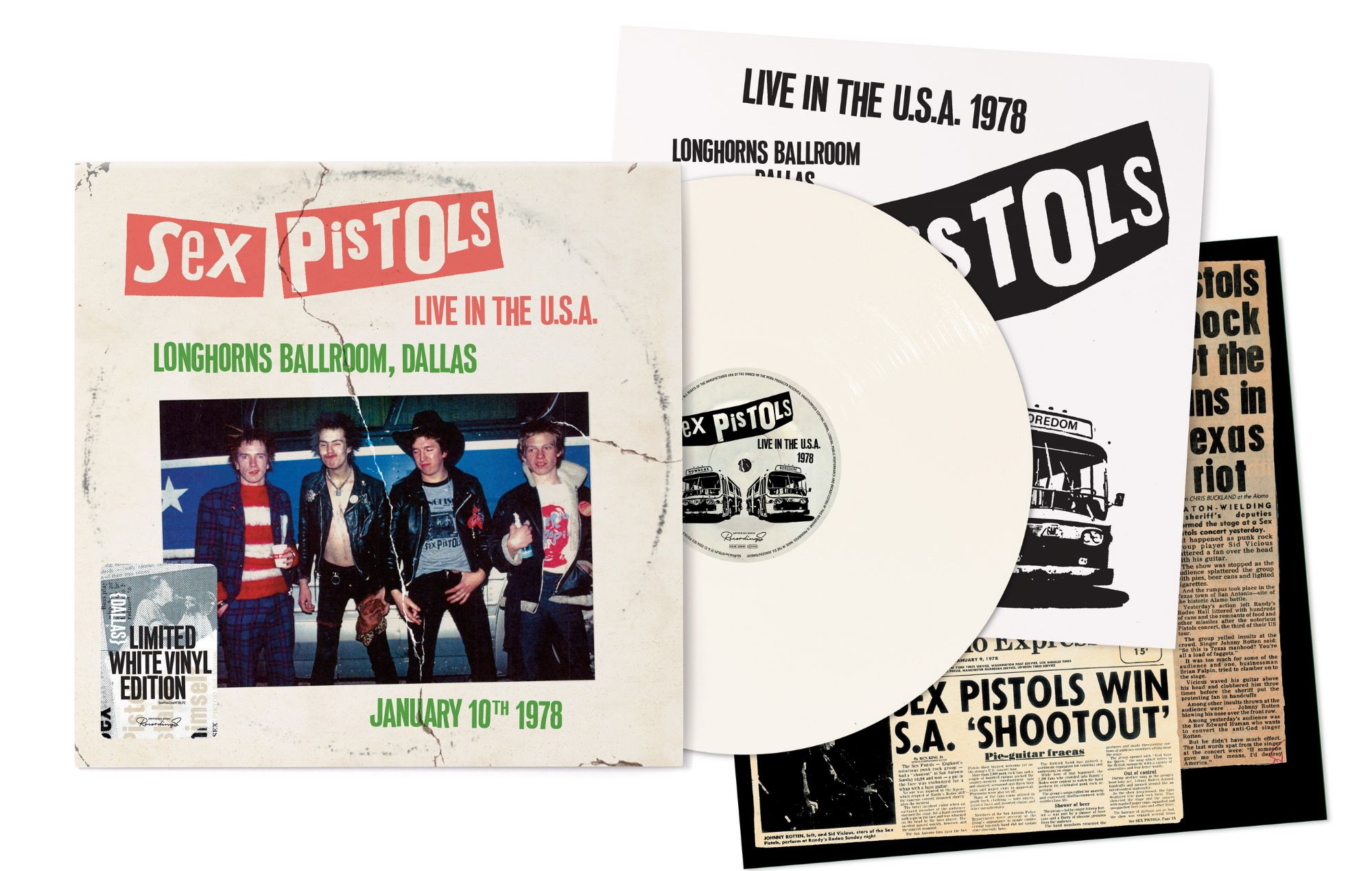 Sex Pistols 'Live In The USA 1978' box set: Dallas.