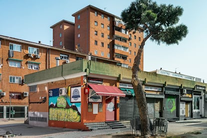 El centro comercial Lucano, en el barrio de Canillejas, Madrid.