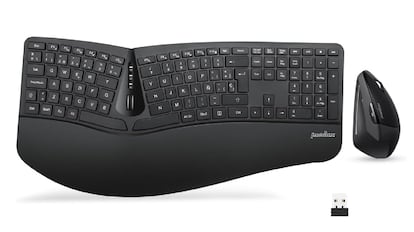 combo teclado raton inalambrico Perixx Periduo 605 equipado con doce teclas multimedia de acceso rápido.