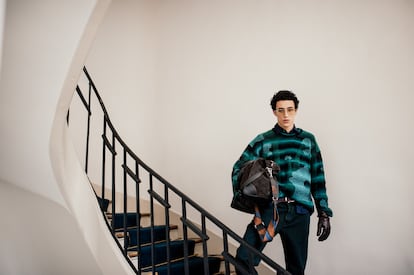 'Backstage' del desfile de Paul Smith, el 22 de enero de 2025 en la semana de la moda masculina de París.