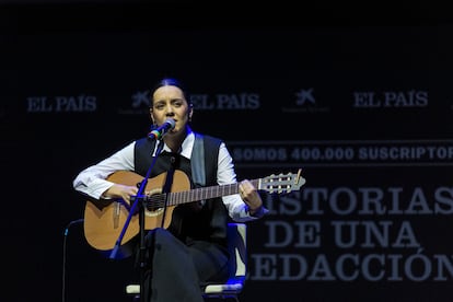 Actuación de Valeria Castro. 