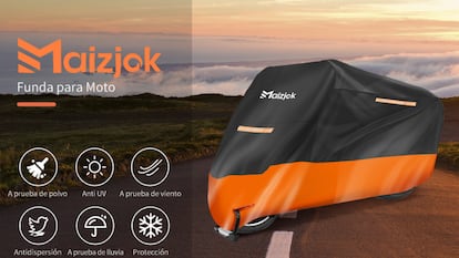 La funda de Maizjok ofrece una amplia protección frente a todo tipo de inclemencias.