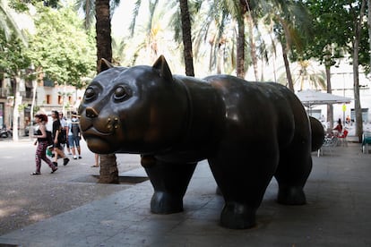 El Gat del Raval, de Fernando Botero.