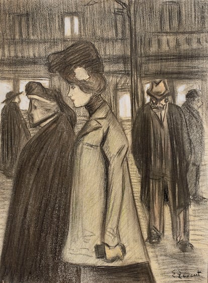 'Les tardes de la neuròtica', d'Eveli Torrent (1904), que es pot veure al MNAC.