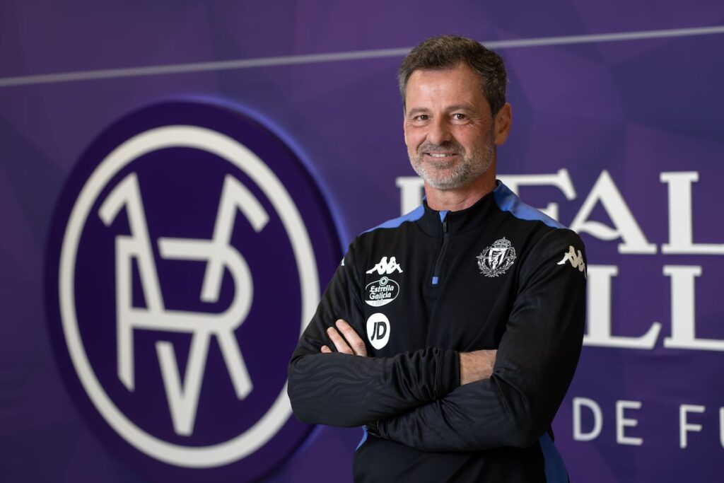 Diego Cocca, entrenador del Real Valladolid, este martes en las instalaciones del club de fútbol.