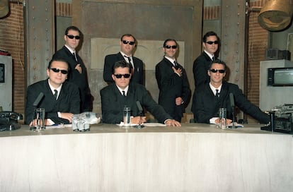 Los reporteros primigenios de 'Caiga quien caiga' en 1997.