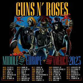 GUNS AND ROSES GIRA 2025 Y SLASH INSISTE QUE GRABARÁN UN NUEVO ÁLBUM.