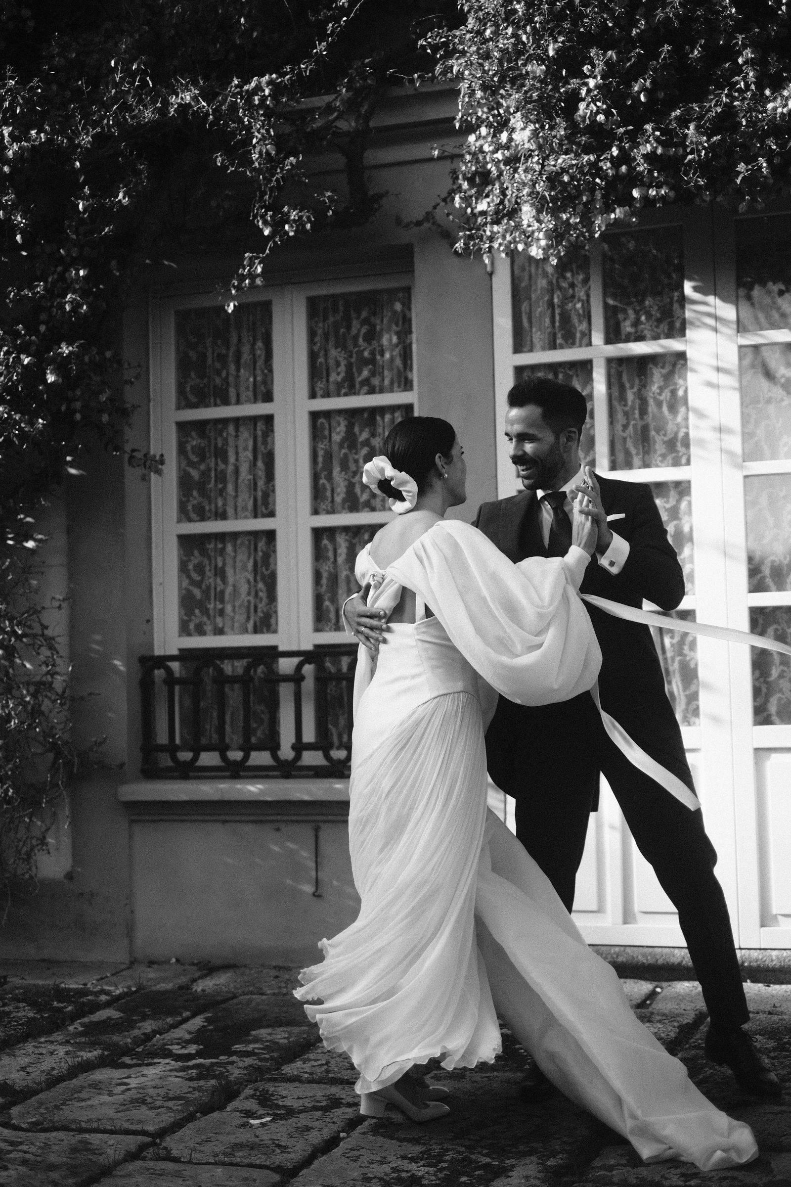 boda a coruña pazo xaz vestido novia sara lage