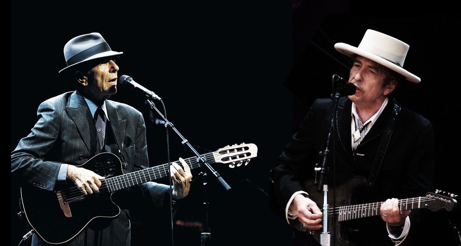 Leonard Cohen and Bob Dylan - NSF News and Magazine