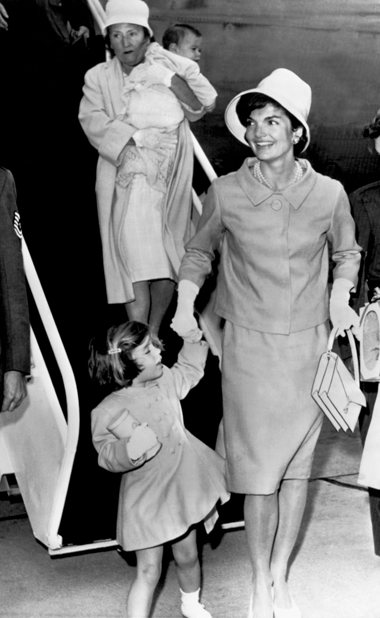 Jacqueline Kennedy con un sombrero de este tipo en 1961.