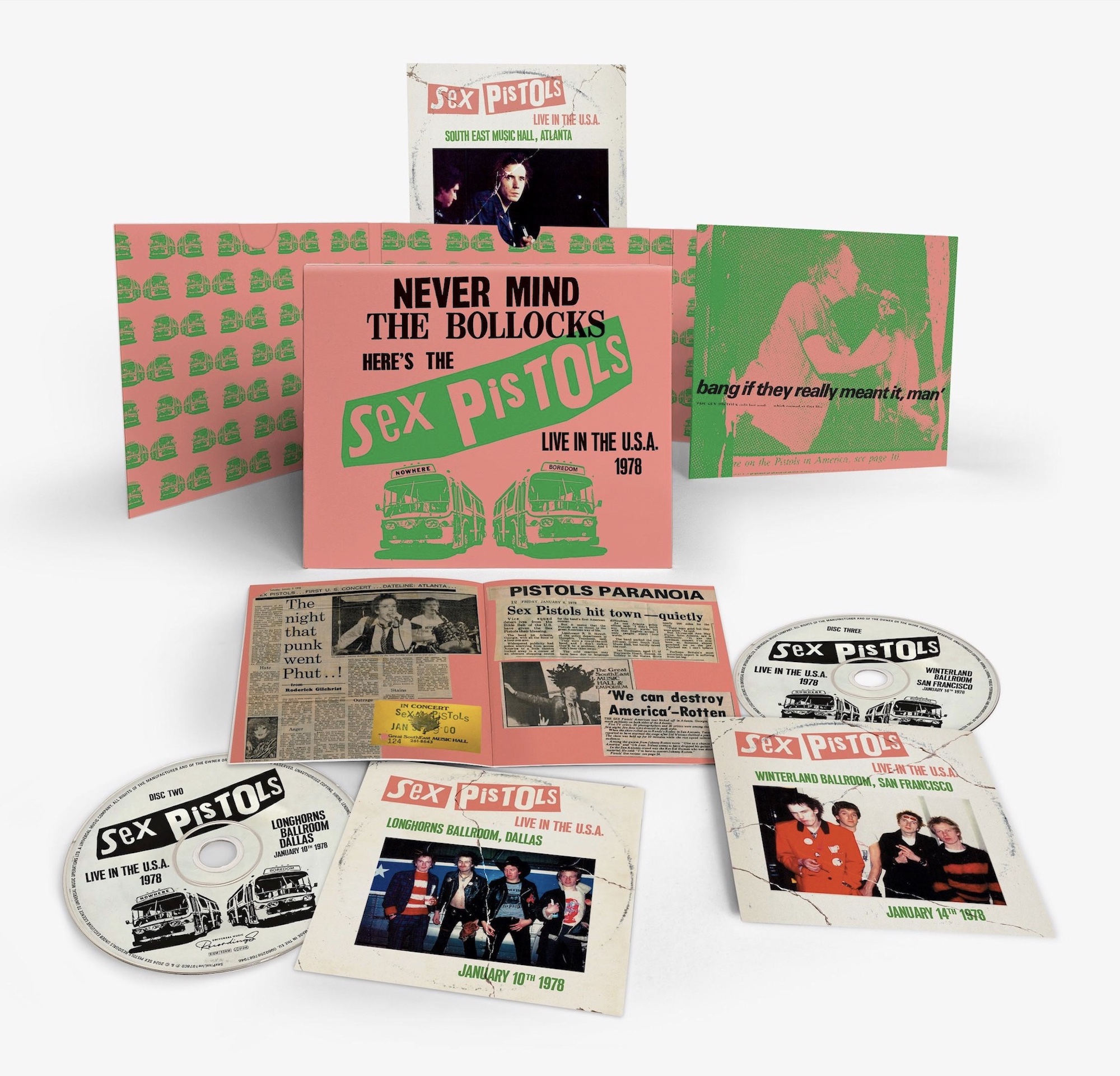 Sex Pistols 'Live In The USA 1978' box set