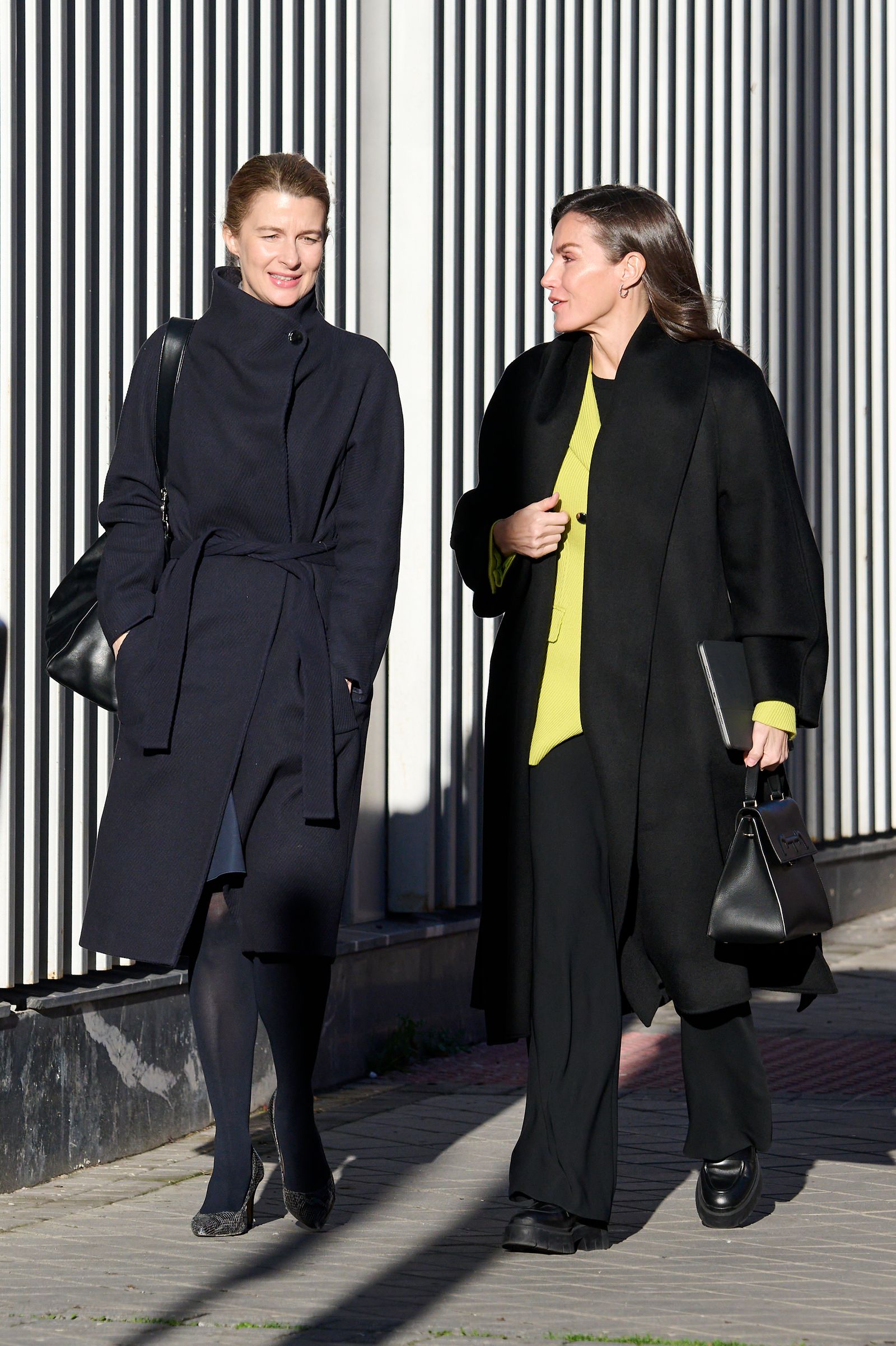 La reina Letizia junto a su secretaria María Dolores Ocaña