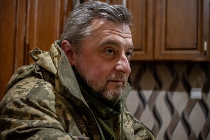 Lubomir Malodobry, adjunto al comandante de compañía de la 141ª Brigada Mecanizada Separada.