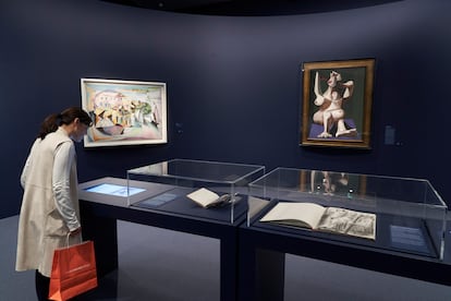 Vistas de la exposición 'Picasso: los cuadernos de Royan'. Diseño arquitectónico de Cécile Degos.