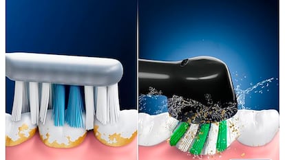 Cepillo Oral-B sobre fondo blanco