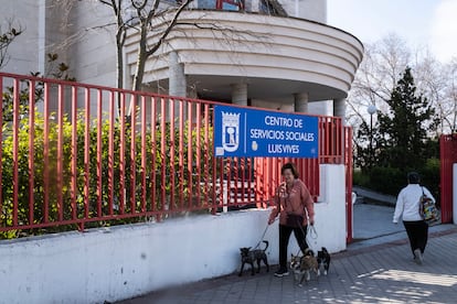 
El centro de Servicios Sociales Luis Vives de Ciudad Lineal.

