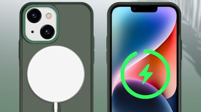 funda magnética para iphone antiarañazos y antigolpes.