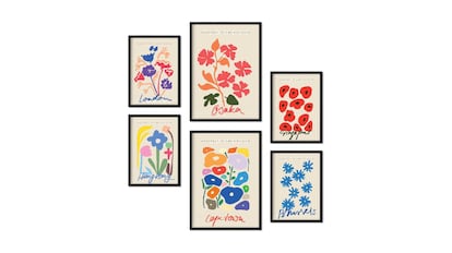 Las mejores láminas decorativas para pared de Amazon.
