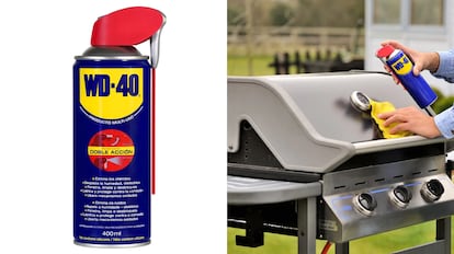 aceite multiusos wd-40 con cánula fácil de manipular.