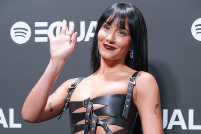 Aitana Ocaña en un evento organizado por Spotify, el 10 de diciembre de 2024 en Madrid.
