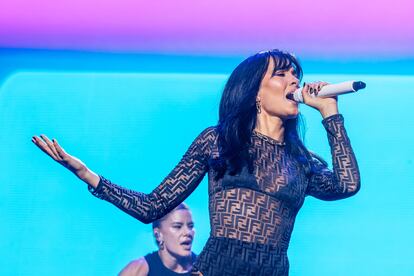 Aitana actúa en el festival Starlite de Marbella de 2024.