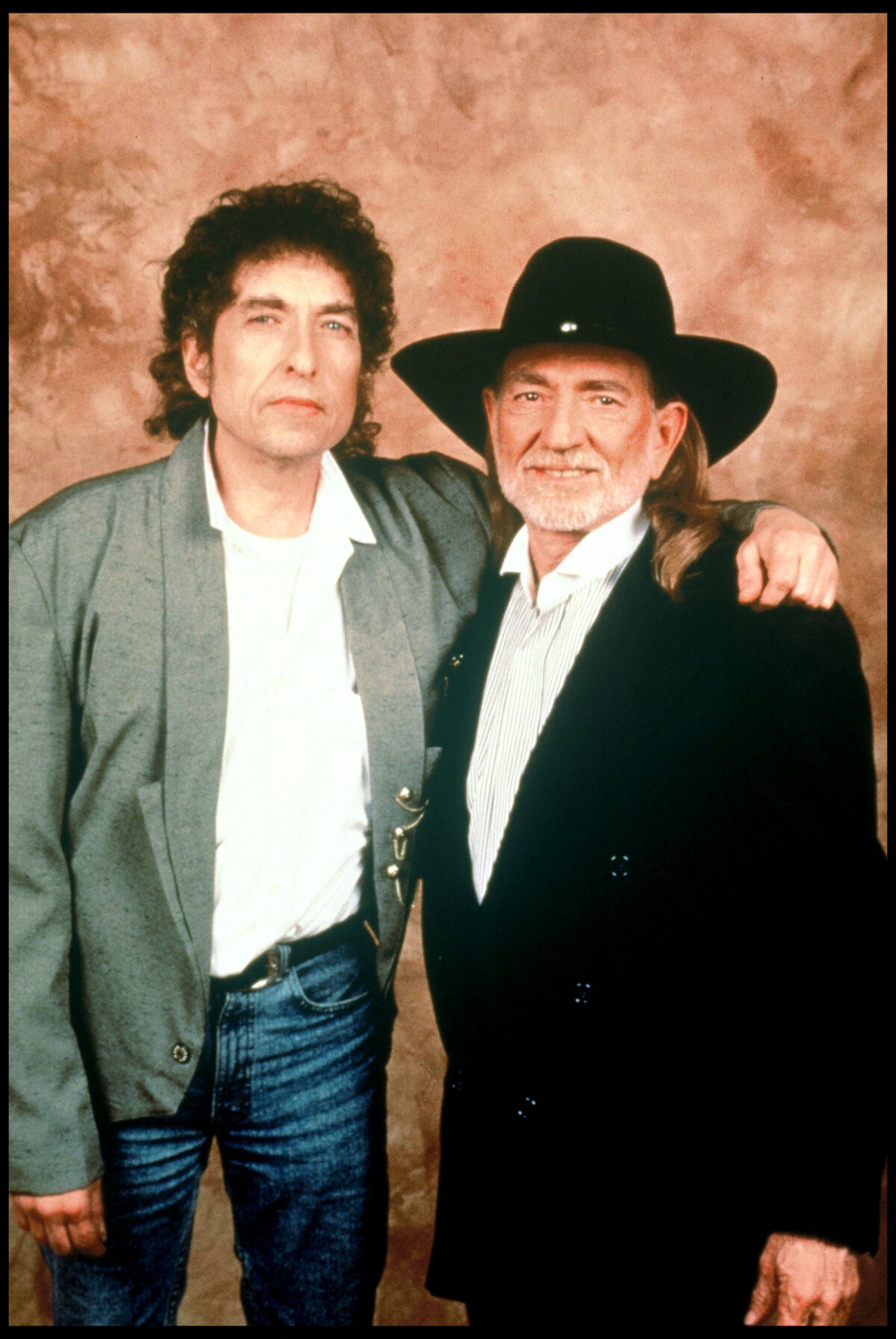 Photo : Bob Dylan et Willie Nelson en 1991. - Purepeople