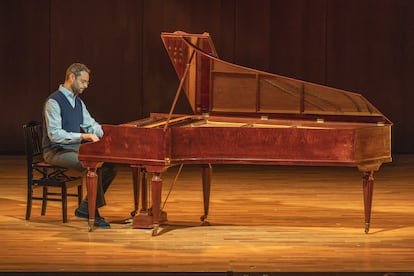 Benjamin Alard, en otro momento del concierto. 