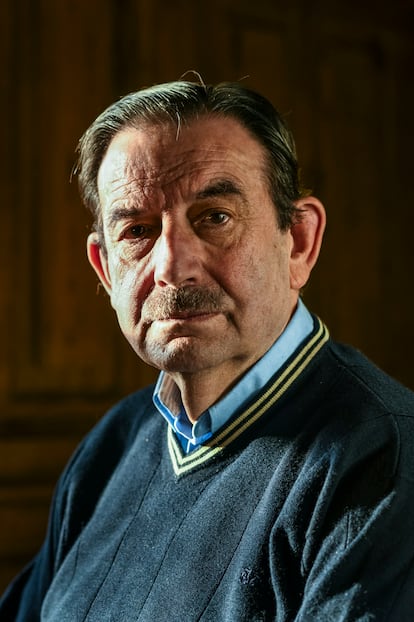 Luis García Burgos, en la sala de catas de la fábrica. 