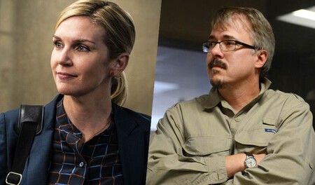 Rhea Seehorn y Vince Gilligan