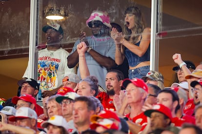 Taylor Swift durante el partido entre los Kansas City Chiefs y los Baltimore Ravens, el 5 de septiembre de 2024, en Kansas City (Missouri, Estados Unidos).