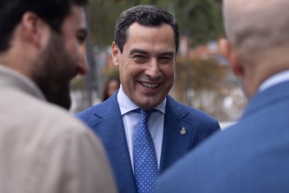 Juan Manuel Moreno, presidente de la Junta de Andalucía (PP).