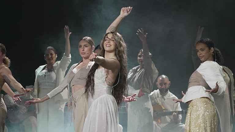 Actuación de Lola Indigo en los Goya