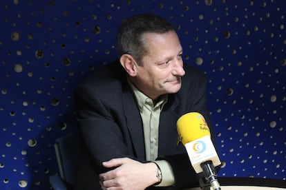 Javier Pastor en una entrevista.