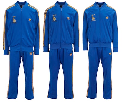 Los tres chándales Adidas que la banda Beastie Boys lució durante su gira 'To The 5 Boroughs' de 2004.