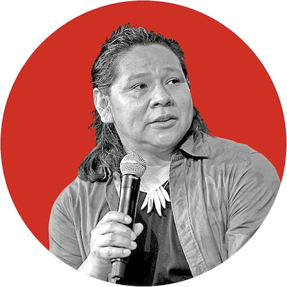 Rember Yahuarcani, artista. Fotografía: CCCB