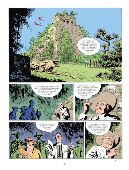 Viñeta de 'Corto Maltés: La línea de la vida', de Juan Díaz Canales y Rubén Pellejero.