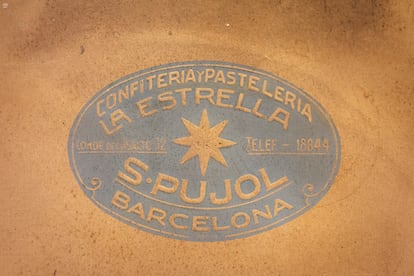 Detalle de la pastelería La Estrella, que cumple 200 años.