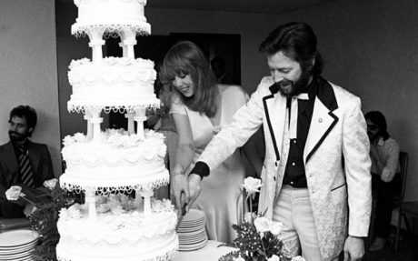 LAS CEREMONIAS DE BODA DE PATTIE BOYD CON GEORGE HARRISON AND ERIC CLAPTON