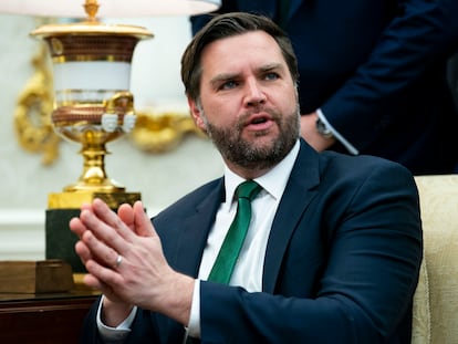 J. D. Vance, el pasado día 12 en la Casa Blanca.