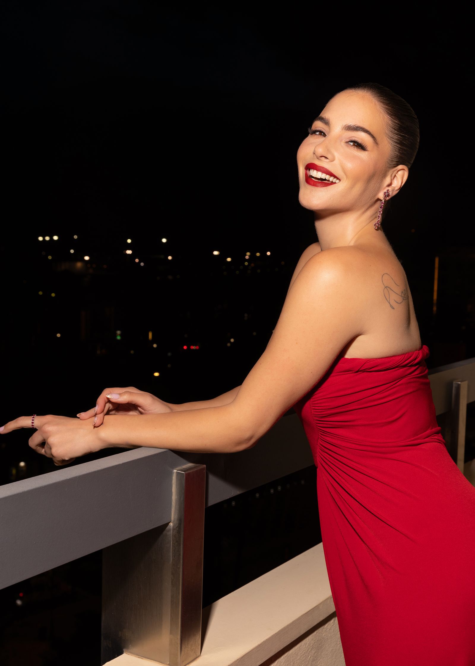 estilismo de andrea duro en el festival de malaga 2025