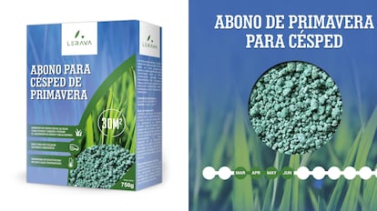 abonar césped en primavera con este fertilizante específico que promueve más densidad y verdor.
